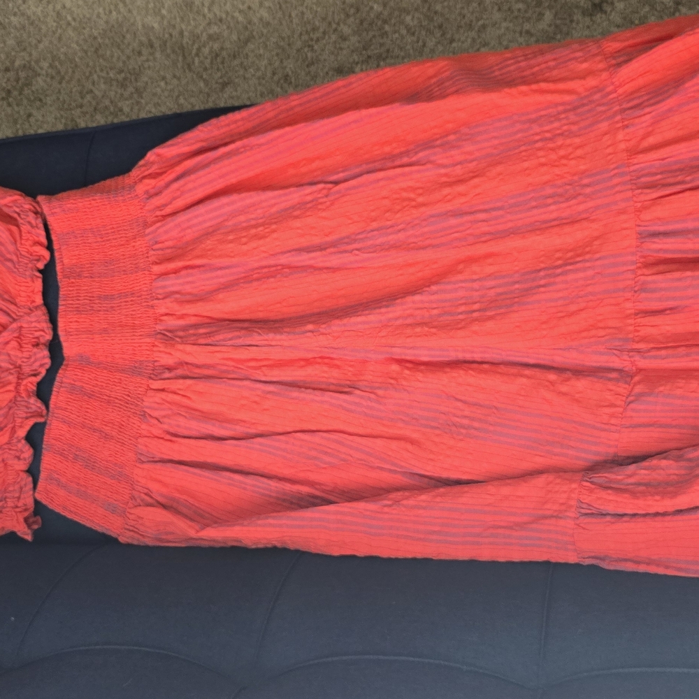 Vibrant Red Skirt